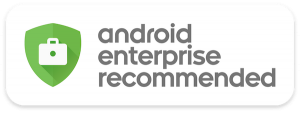 Logo Android Enterprise Recommended attribué au MDM Clyd