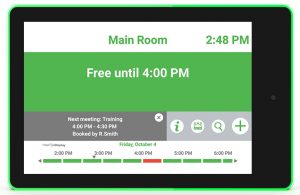 Visuel Meeting4Display logiciel de réservation de salles