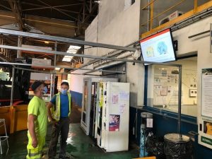 Saint Gobain Isover Placoplatre affichage dynamique industrie