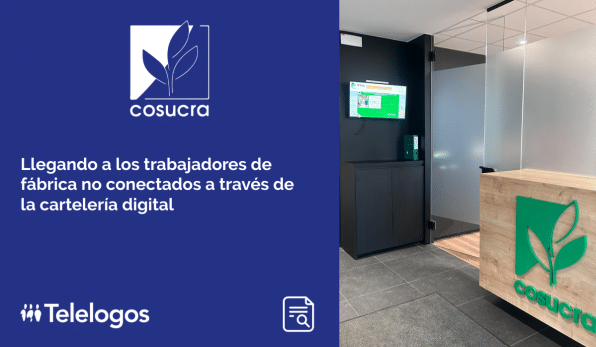 Llegando a los trabajadores de fábrica no conectados a través de la cartelería digital